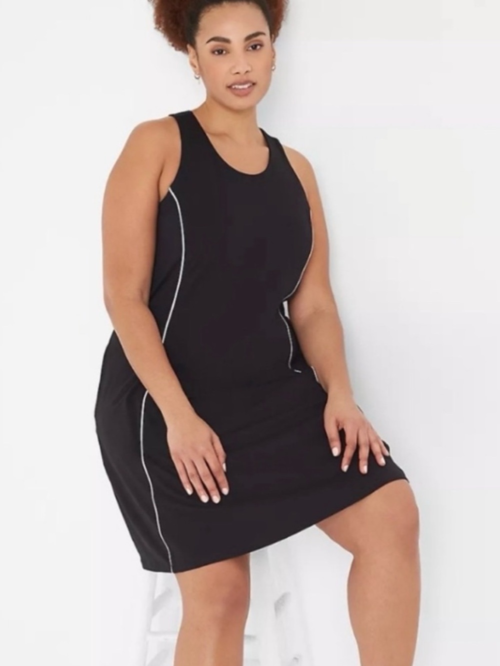 Lane Bryant Black LIVI Stretch Tank Dress Size 18/20